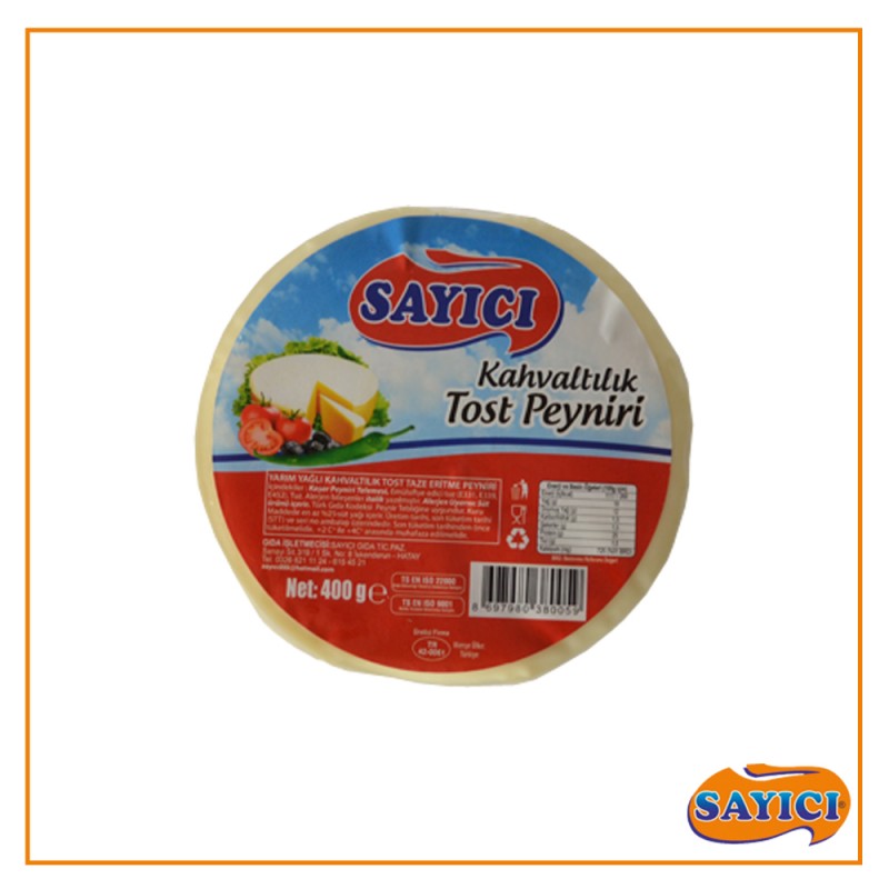 SAYICI TOST PEYNİRİ 400 GR.