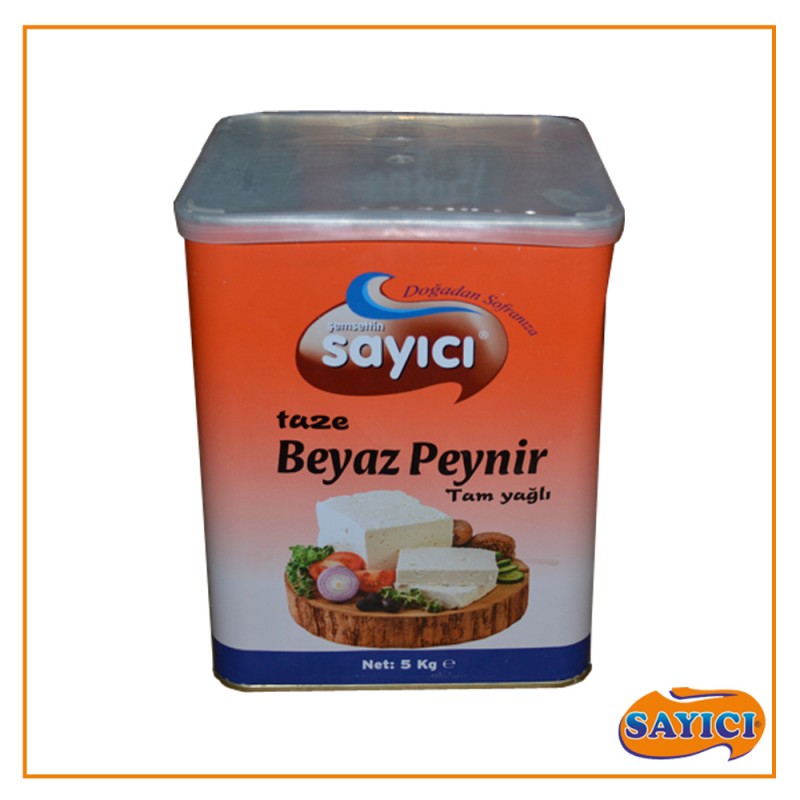 SAYICI TAM YAĞLI BEYAZ PEYNİR 5 KG.