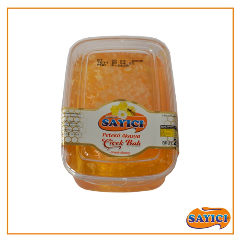 SAYICI PETEKLİ AKASYA ÇİÇEK BALI 250 GR.